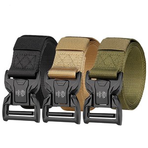 Nouvelle Arrivée <span class=keywords><strong>Ceinture</strong></span> Tactique Légère <span class=keywords><strong>Camouflage</strong></span> Décontractée pour Hommes, Largeur 4,0 cm, Logo Personnalisé, Polyester/Nylon/Coton Alliage - Product Image 1