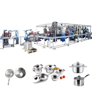 Metalloberfläche-Poliergerät Küchenlöffelmahl- und Poliermaschine mit Robotermahlwerk
