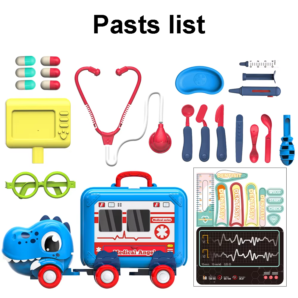 Kit Giochi Attrezzi Per Bambini Con Custodia Portatile - Giocattolo Divertente 4-7 Anni - Foto 1