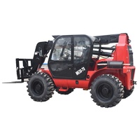 Telehandler telescopico del caricatore della ruota dell'asta anteriore della mini fattoria e costruzione della cina