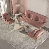 Nouvel ensemble de canapés carrés en tissu 2026 pour salons, gymnases, villas, ateliers, magasins de vêtements et salles d'attente clients