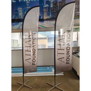 Bendera Lengkung Bulu Custom Cetak untuk Promosi Iklan, Logo, Beachflag, Spanduk - Product Image 2