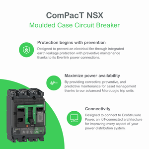 Nuevo Interruptor Automático MCCB C10H3TM016 LV429677 NSX100H TMD 16 3P3D F NSX100H TMD 25 3P3D F LV429676 C10H3TM025 - Product Image 5