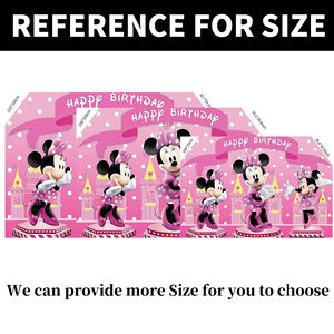 Promotional <strong>Party</strong> <strong>Supplies</strong> <strong>Minnie</strong> &amp; Mickey <strong>Mouse</strong> Theme Banner Backdrop Background For <strong>Party</strong> Birthday Background Decoration - Product Image 4