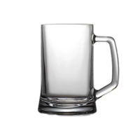 Mug à bière en verre transparent gaufré à motif bulles avec poignée, fond épais, tasse à boire, logo personnalisé, pour bar, maison, fête, vente en gros