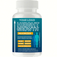 Capsules de croissance en hauteur personnalisées OEM avec vitamine D et calcium pour améliorer la densité osseuse, supplément articulaire pour adultes