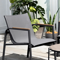 Juego de sofá de 4 piezas para jardín al aire libre con silla individual, silla doble y mesa de té lateral para café, gran oferta en Polonia