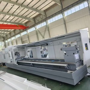 bibo Weizhuo CK6180 CNC <b>Lathe</b> Large Horizontal Flat Bed CNC Machine <b>Tool</b> Automatic <b>Lathe</b> 11kw Motor - Product Image 2