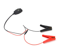 OBD2 16-Pin-Kabel mit 2 Krokodilklemmen, Fahrzeugbatterie-Ersatzwerkzeug für Notstromversorgung der Fahrzeug-ECU