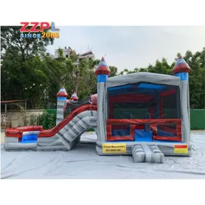 Đầy Màu Sắc Inflatable Castle Obstacle Course Ocean World Combo Bouncer Trượt Jumper Bouncycastle Thoát Nhà Galaxy Chủ Đề