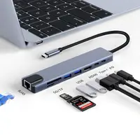 Docking Hubs for Mac Book to PD, USB 2.0, HDMI, SD, TF