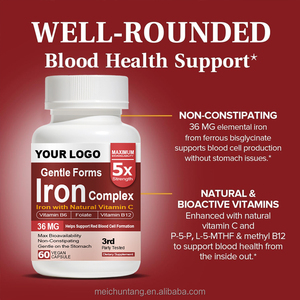 Bổ sung viên nang sắt Liposome Chất lượng cao hỗ trợ sản xuất hồng cầu trưởng thành và tăng nồng độ sắt - Product Image 2