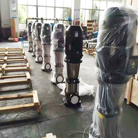 Pompa Sentrifugal Multistage Vertikal CDLF Baja Tahan Karat 304 Tekanan Tinggi 3 HP High Head OEM Booster Pump Otomatis Penuh