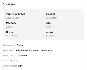 Pentaeritritol de Alta Pureza CAS 115-77-5 90%-99% para Pintura, Revestimiento, Resina Alquídica, Lubricante, Industria Química del Plástico - Product Image 6