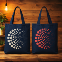 Sac en toile d'hiver de qualité export, en stock et impression couleur personnalisée pour expédition internationale en gros