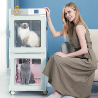 EUR PET Séchoir électrique automatique de haute qualité pour animaux de compagnie Séchage sûr ultra silencieux Contrôle précis de la température Eco-friendly for