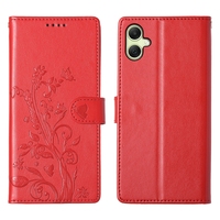 Papillon Fleur Portefeuille Étui En Cuir pour Samsung Galaxy S25 Bord S24 S23 Plus S22 Ultra S21 FE S20 S10 S10E S9 S8 Flip Cover