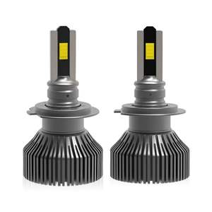 Nouveaux phares LED H7 haute luminosité 98W, lumière blanche froide 6000K, 12000 lumens, durée de vie de 50 000 heures, éclairage panoramique à 360 degrés - Product Image 1