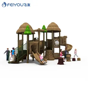 Feiyou jouets d'école enfants jeu de diapositives en plastique pour enfants usine en plein air