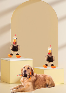 Giocattolo per Cani in Peluche a Forma di Pollo, Personalizzabile con Logo e Colore, Interattivo e Sonoro, per la Dentizione, in Cotone, OEM ODM - Product Image 5