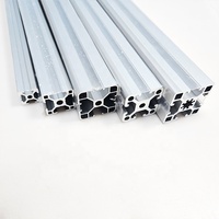 Profilé en aluminium anodisé de haute qualité 2020 3030 4040 4545 à fente en T/V pour cadre DIY industriel