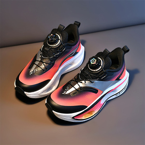 <strong>2026</strong> New Style Boys' Kids <strong>Basketball</strong> <strong>Shoes</strong> with Swivel Buckle Non-Slip Breathable EVA Upper Mesh Lining TPR Midsole - Product Image 2