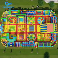 Parc à thème gonflable de haute qualité pour l'intérieur et l'extérieur, idéal pour les enfants et les adultes, à vendre