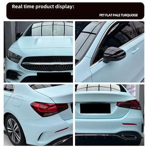 Film de protection de carrosserie de voiture en PET de haute qualité, <span class=keywords><strong>couleur</strong></span> blanche <span class=keywords><strong>satin</strong></span>ée, brillance, 1,52 m x 18 m, vente en gros, changement de <span class=keywords><strong>couleur</strong></span> - Product Image 2