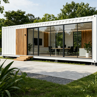 Nouveau modèle de magasins préfabriqués en conteneurs, bâtiments modulaires portables en acier, assemblage rapide pour magasins de détail
