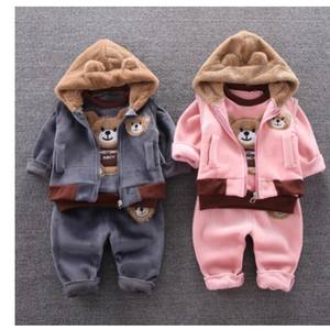 Ventes d'usine ensembles de vêtements imprimés décontractés pour garçons vêtements de maison d'hiver pyjamas pour bébés ensemble de vêtements thermiques pour enfants - Product Image 4