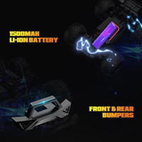 Voiture de course tout-terrain RC 2.4G 4WD Monster Vehicle haute vitesse, haute performance, échelle 1:14, S636 Big Foot Truck 20KM/H