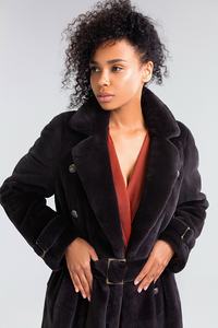 <strong>Plus</strong> <strong>Size</strong> Mink <strong>Swing</strong> <strong>Coat</strong> Long Winter Fashion Button Decoration Cozy and Sexy Casual Outerwear Windproof Mink <strong>Coat</strong> Pastel - Product Image 5