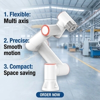 Bras robotique collaboratif articulé à 6 axes FR3, cobot haute performance pour des opérations de précision multiples