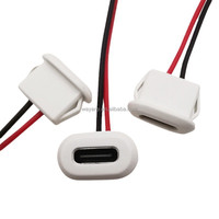 8 Prises Femelles Type C Économiques 2P 4P 6P avec Câble Personnalisable pour Assemblage de Connexion PCB