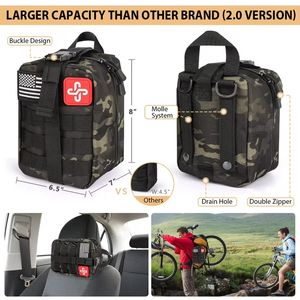 Kit di Sopravvivenza per Avventure all'Aperto da 250 Pezzi, Offerta Speciale, Kit di Emergenza per Esterni, Fornitore Gold - Product Image 2