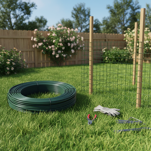 Rete Metallica Verde 180.4' per Recinzioni, Filo in Acciaio 0.08"/0.12", Rete Resistente per Uso Esterno - Product Image 3