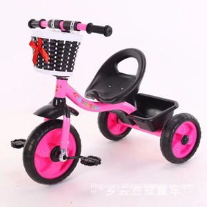 Vélo d'équilibre en plastique pour bébé, tricycle à 3 roues pour tout-petits, trottinette d'entraînement à pédales pour enfants de 2 à 4 ans - Product Image 4