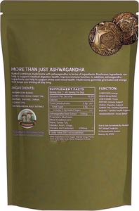 Gomitas de Hongos Orgánicos de Marca Privada OEM/ODM con Ashwagandha y Melena de León, Suplemento Energético para Mejorar la Inmunidad - Product Image 6