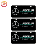 Plaques d'immatriculation en aluminium personnalisées modernes vierges imprimées en gros 6''x12'' Type de sublimation pour utilisation publicitaire