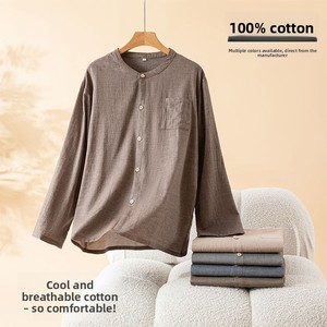 Ensemble de vêtements de nuit personnalisés pour hommes avec logo, pyjamas sur mesure pour la maison, vêtements de détente, support de conception OEM - Product Image 3