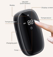 Masseur de jambes à compression d'air pour la circulation Masseur portable pour pieds et mollets avec chaleur utile pour soulager la douleur