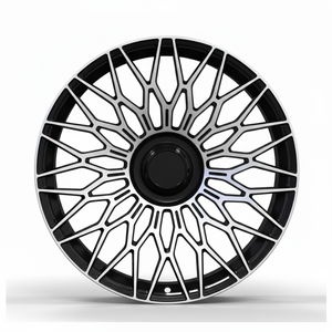 Jantes en aluminium forgées sur mesure de 20, 21 et 22 pouces, design Snowflake Mesh, face usinée, pour G Wagon SUV - Product Image 2