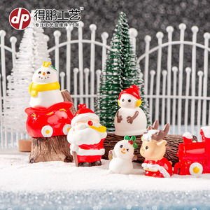 ตุ๊กตาหิมะขนาดเล็ก Dp Craft ทำจากเรซิ่น ของตกแต่งคริสต์มาสสำหรับตกแต่งภายใน - Product Image 5