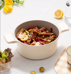 Productos listos Nuevo diseño Juegos <span class=keywords><strong>de</strong></span> utensilios <span class=keywords><strong>de</strong></span> cocina antiadherentes <span class=keywords><strong>de</strong></span> cerámica Olla <span class=keywords><strong>de</strong></span> sopa <span class=keywords><strong>de</strong></span> 24cm con sartén para Cocina - Product Image 3