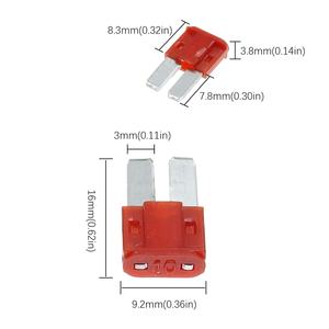 Micro2 Zekering 5a 7.5a 10a 15a 20a 25a 30a Ampère 2 Lange Beenzekering 9Mm X 15.5Mm Mini M2 Lange Voet Auto Zekering Invoegen - Product Image 2