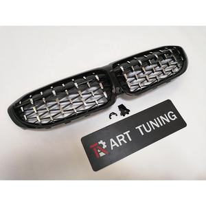 Grille de pare-chocs avant de voiture en <span class=keywords><strong>diamant</strong></span> pour <span class=keywords><strong>BMW</strong></span> G20 G28 Matériau ABS État neuf - Product Image 3