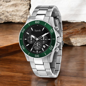 Montres pour hommes neuves, originales et authentiques, chronographe analogique à quartz lumineux, de luxe, étanches, <span class=keywords><strong>bracelet</strong></span> en acier inoxydable, cadeau - Product Image 1