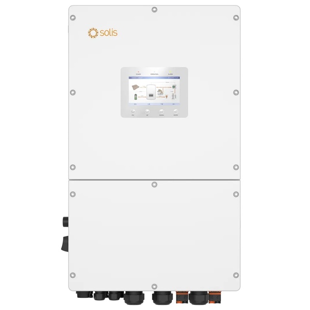 In Stock Solis Brand S6 Series S6-EH3P40k-H Hybrid Inverter 50kw 40kw 30kw High Voltage Solar System for Home and Commercial
