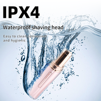 PRITECH Rasoir Électrique Portable Indolore pour le Visage, Épilateur Facial pour Femmes, Rasoir Lèvres Effet Rouge à Lèvres pour les Poils de Pêche, du Menton et du Haut des Lèvres