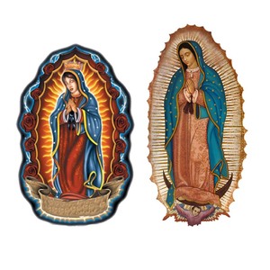 Custom la nostra signora <span class=keywords><strong>di</strong></span> Guadalupe spille per cappelli vergini disegna la tua spilla smaltata con smalto morbido e brillante - Product Image 5